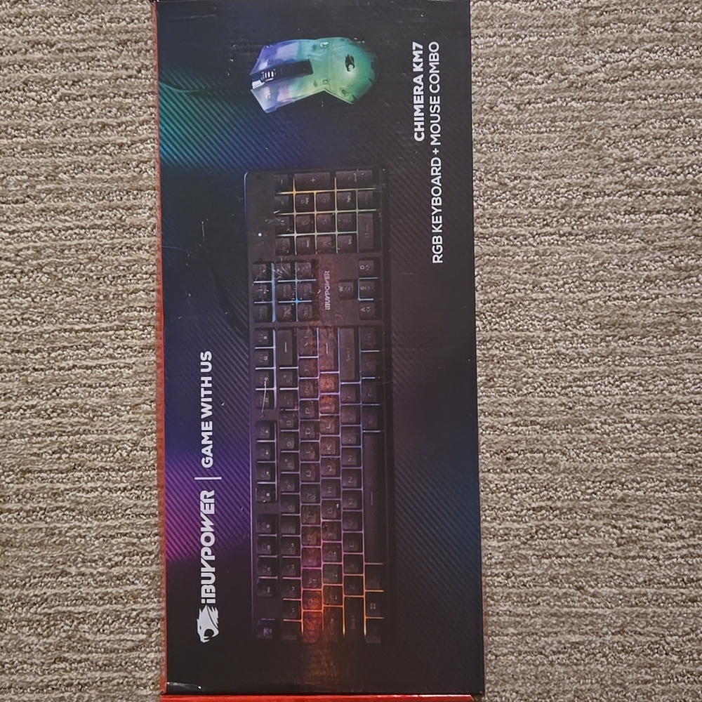 Chimera KM7 RGB Keyboard and Mouse Combo - Black